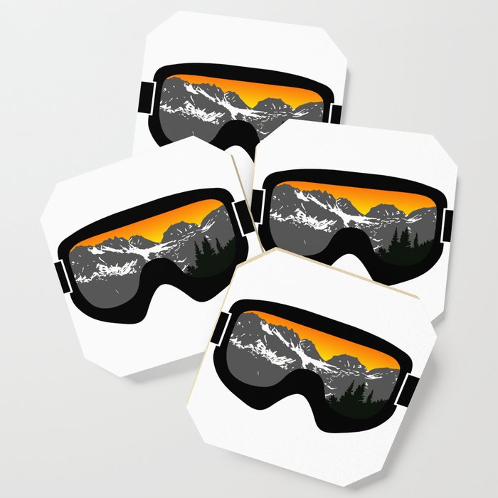 Sunset Goggles 2 | Goggle Designs | DopeyArt Coaster