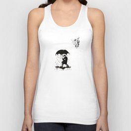After Rain - Funny Illustration of Velentines Day Unisex Tank Top