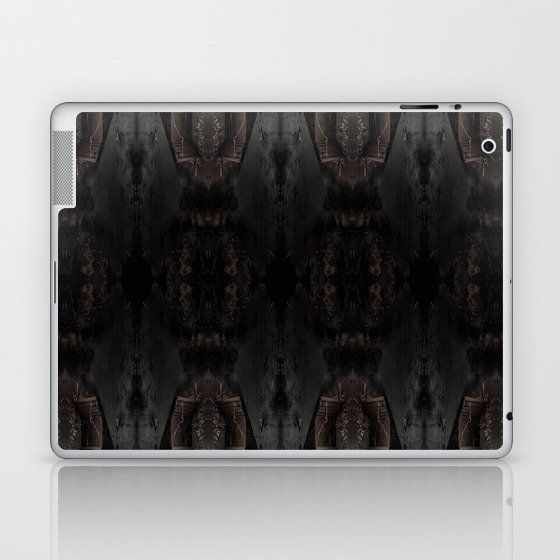 dark fantasy pattern, dark fantasy texture, dark background Laptop & iPad Skin