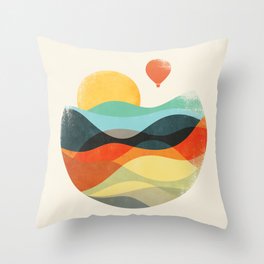 Let the world be your guide Throw Pillow