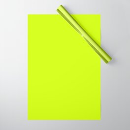 Bright green lime neon color Wrapping Paper