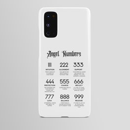Angel numbers & meaning Android Case
