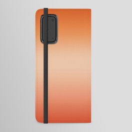 Warm Summer Gradient of Orange, Peach and Apricot Ombre Android Wallet Case