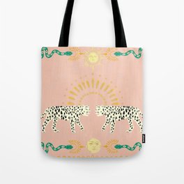 Snakes and Leopards Tote Bag