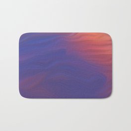 Sunset sand abstract painting Bath Mat