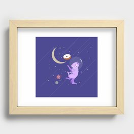 Space Donut Recessed Framed Print