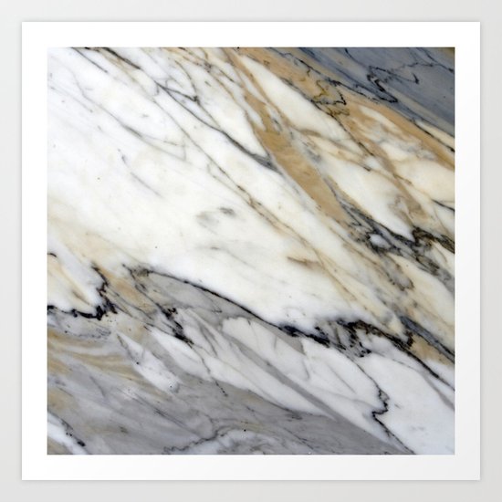 Calacatta Marble Art Print