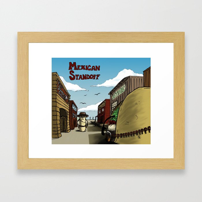 Mexican Stand-Off Framed Art Print