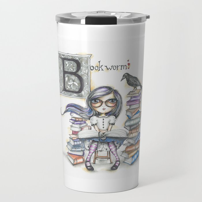 Bookworm Travel Mug