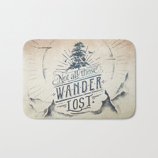 Im a wanderer Bath Mat