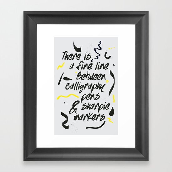 Good Point Framed Art Print