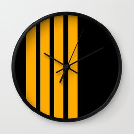Captain Pilot Stripes Wall Clock