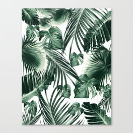 Tropical Jungle Leaves Dream #7 #tropical #decor #art #society6 Canvas Print
