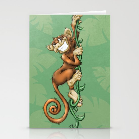 Monkey! Stationery Cards