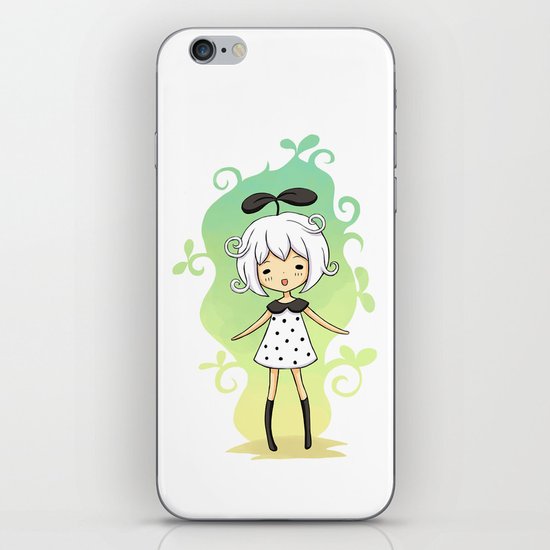 Bean Girl iPhone & iPod Skin