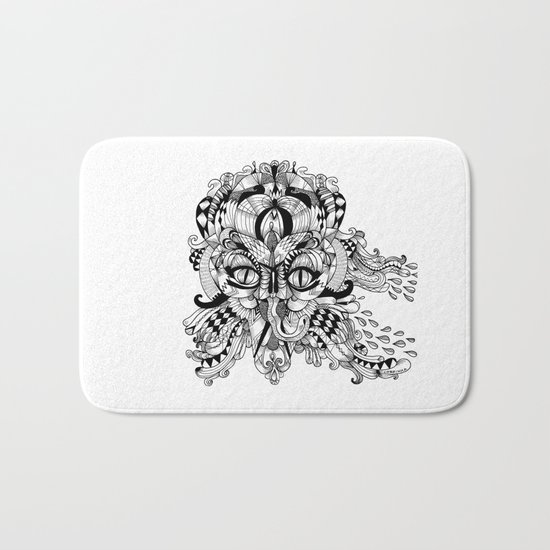 Mask Face Bath Mat