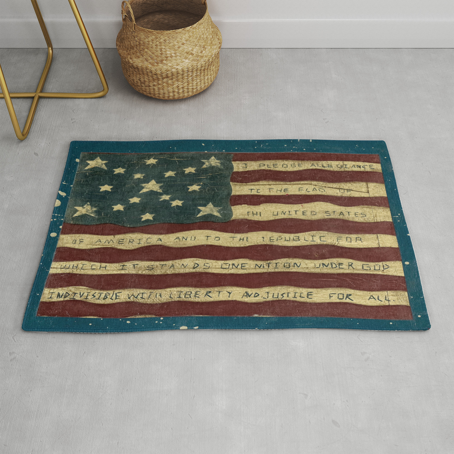 American Flag Rug By Jerelgilard Society6