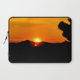 Sunset with Orange Sky Laptop Sleeve