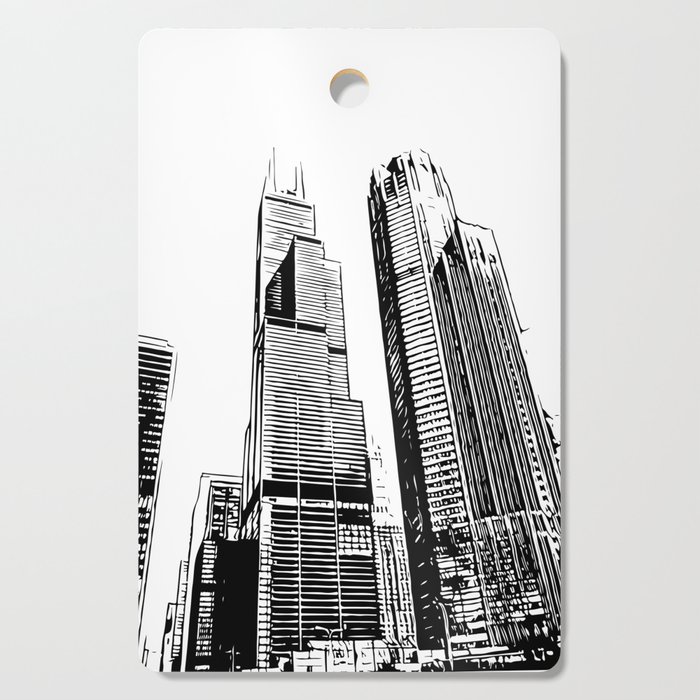 Chicago's Willis Tower Cutting Board