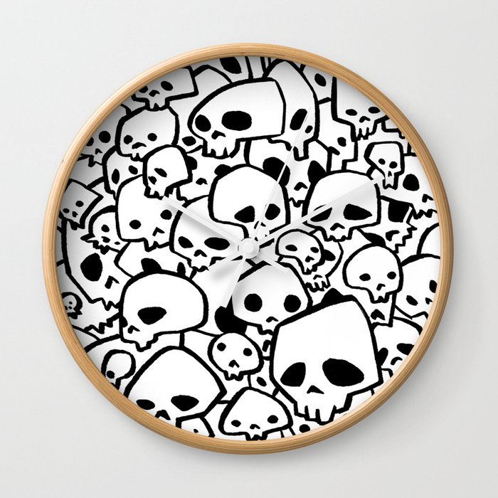 Skull life Wall Clock