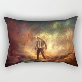 Carrying Hell Rectangular Pillow