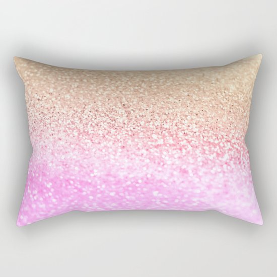 GOLD PINK II Rectangular Pillow