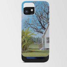 Early Settlement Home iPhone Card Case
