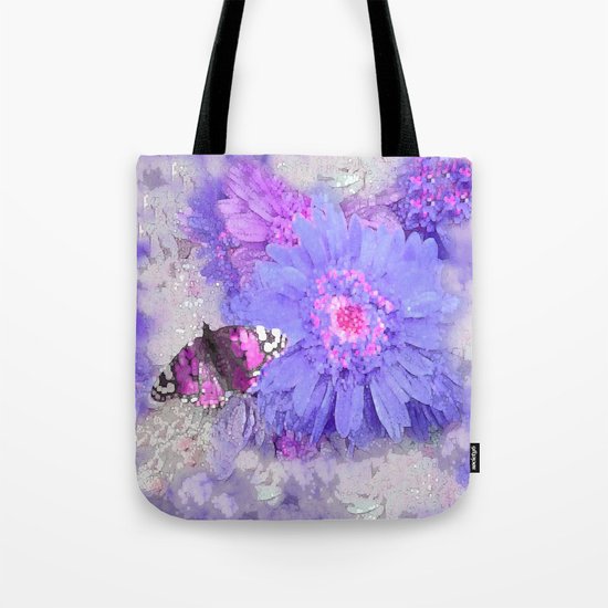 Daisy and Butterfly Tote Bag