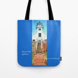 Mission Point Lighthouse Tote Bag