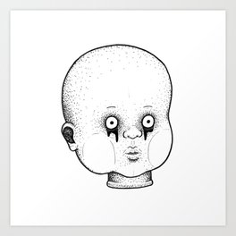 Babydoll Head Art Print