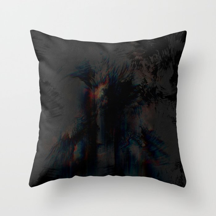 Gloominess Throw Pillow