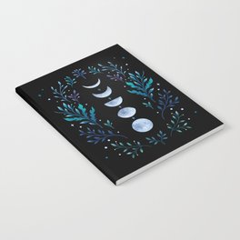 Moonlight Garden - Blue Notebook