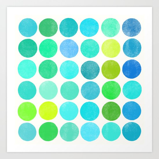 colorplay 10 Art Print