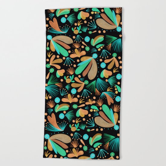 Night Heritage Beach Towel