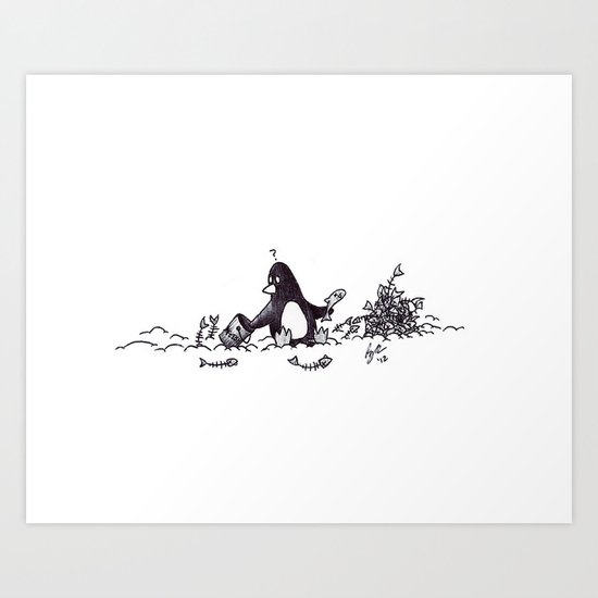 Hungy Art Print