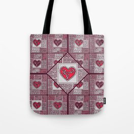 Big hearted Love (red) Tote Bag