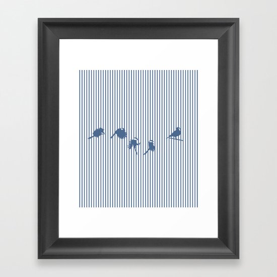 Hidden cage Framed Art Print
