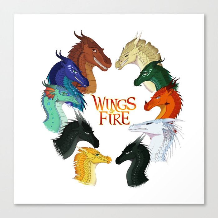 Wings Of Fire Canvas Print By Pingfong Society6