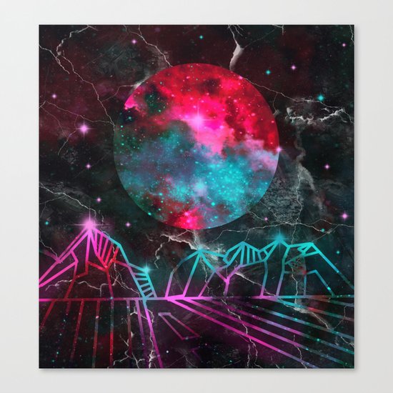 galaxy landscape 3 Canvas Print