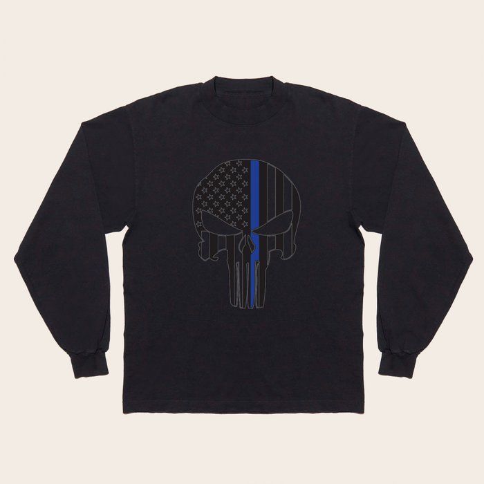 Thin blue sales line punisher shirt