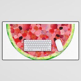 Fresh Watermelon Slice Fruit Art Desk Mat