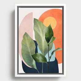 Nature Geometry VII Framed Canvas
