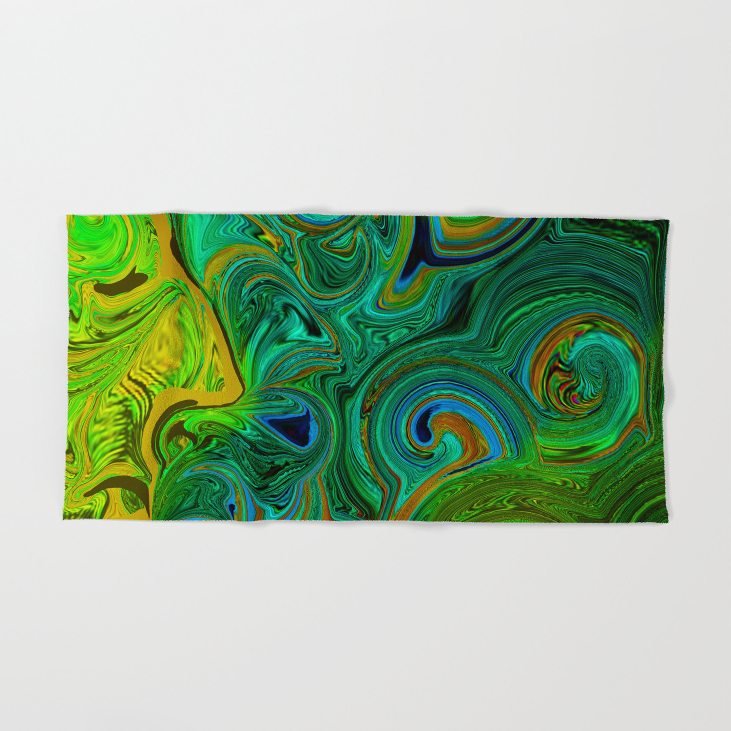 Free Abstract Face Shilouette Hand Bath Towel By Solit Society6