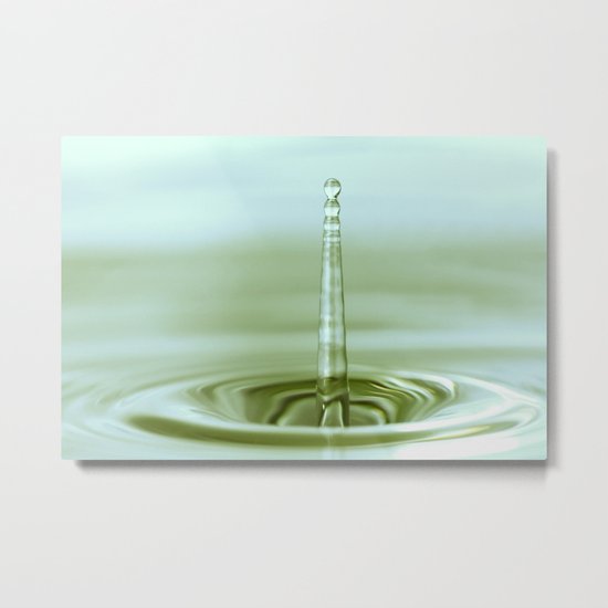 Drop Art Metal Print