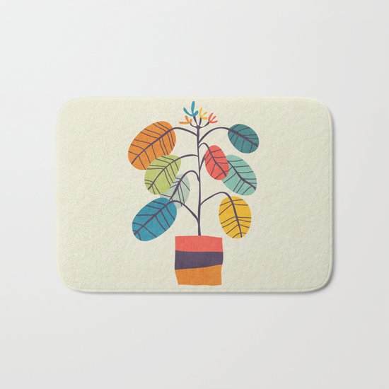 Potted plant 2 Bath Mat