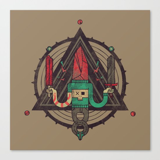 He, with the peculiar voice Canvas Print