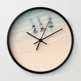 Beach Aerial Wall Clock