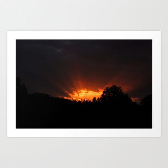 Sunset Art Print