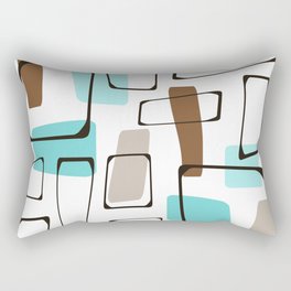Midcentury Modern Shapes Rectangular Pillow