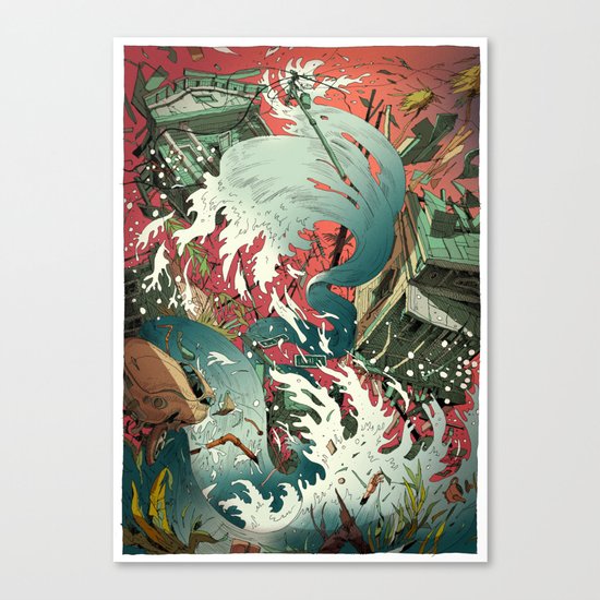 The Wave Canvas Print